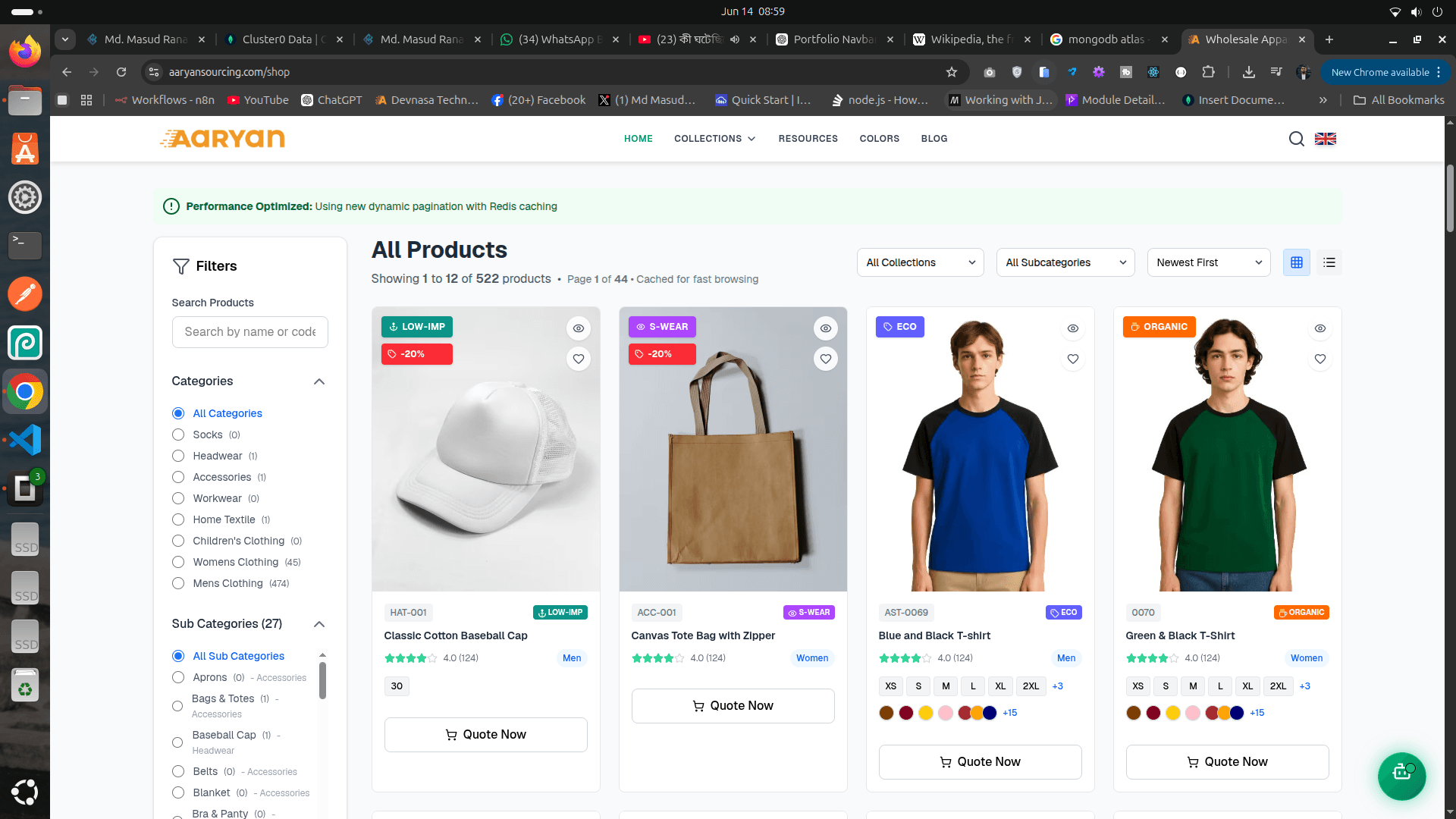 ecommerce website preview